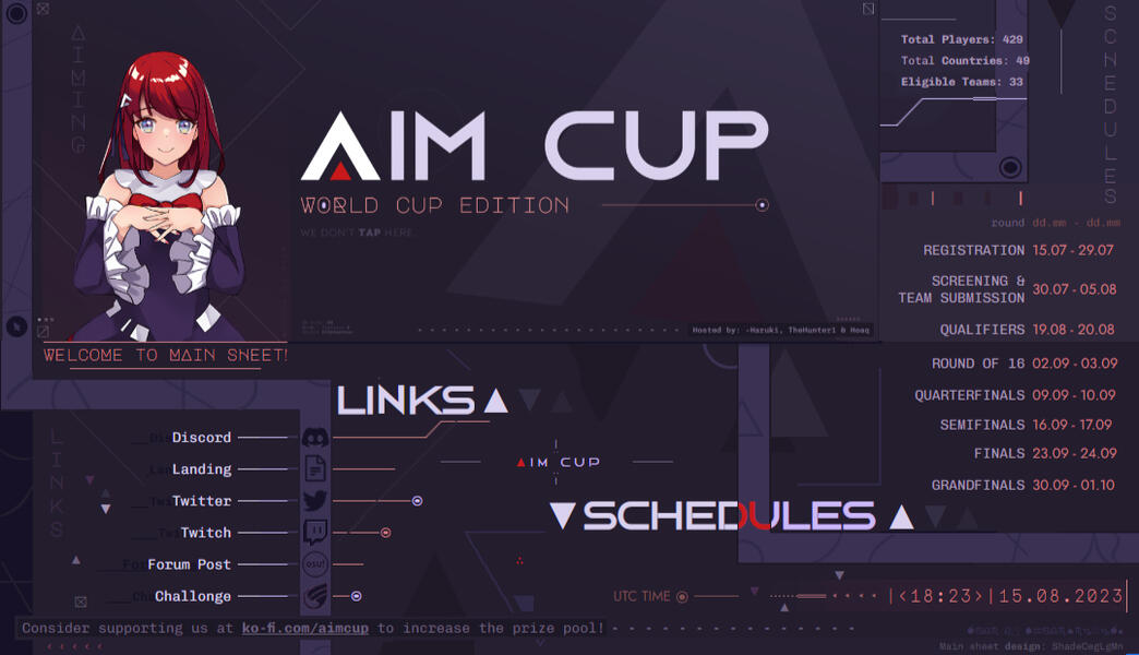 Aim Cup 3 Main Sheet